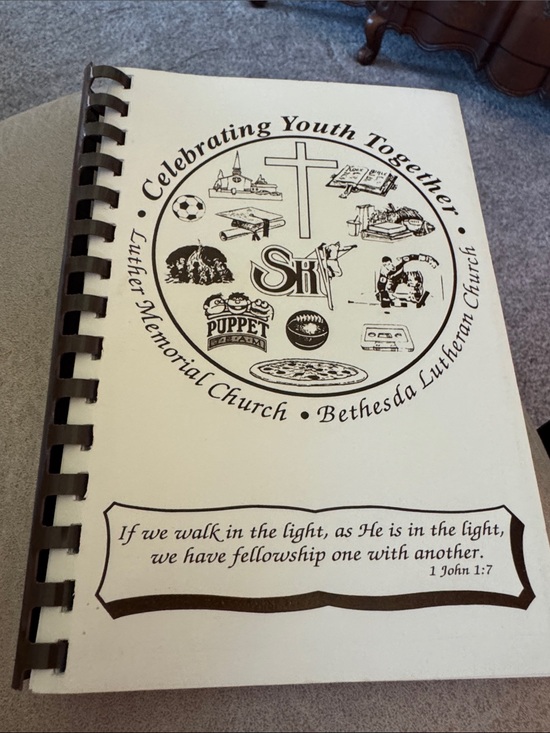 Other - Celebrating Youth Together Luther Memorial Church Cookbook GUC Spiral Bound